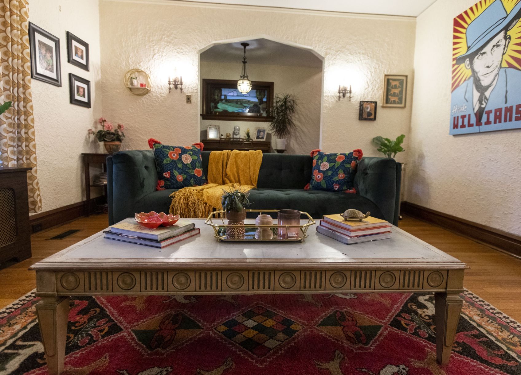 A colorful, eclectic Holly Hills bungalow